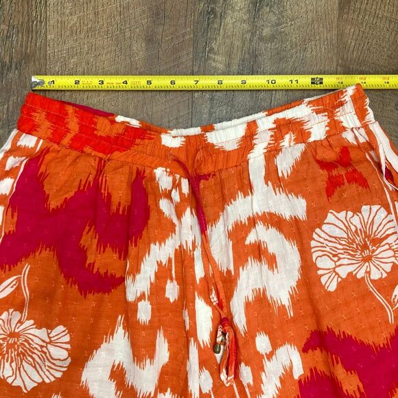 Rachel Zoe NWT Harem Pants Bohemian Boho Hippie Gypsy Wide Leg Oriental Floral M - Picture 9 of 12